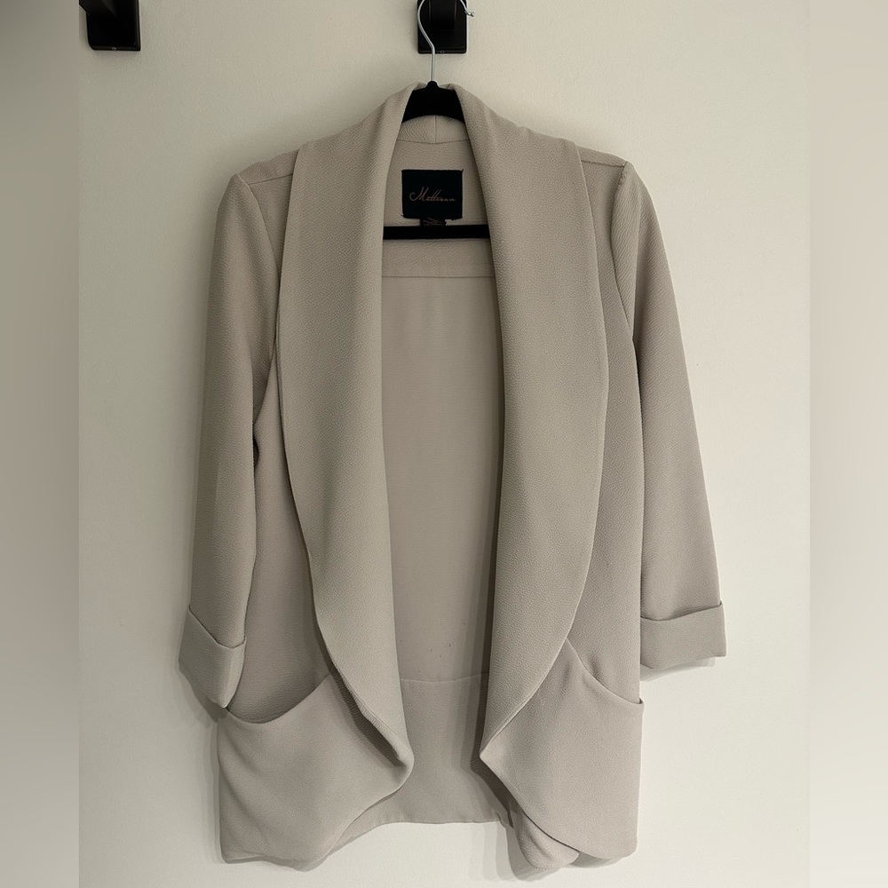 Light cream blazer size small